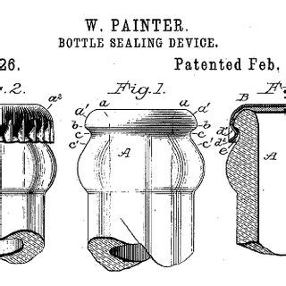 metal box for bottle caps|william painter bottle cap.